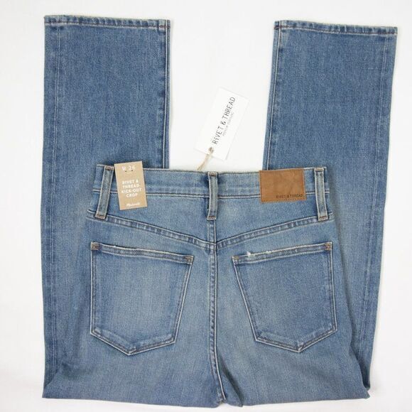 Madewell‎ made in USA Rivet & Thread Cali Demi-Boot Jeans in Shetland Wash - Picture 15 of 16